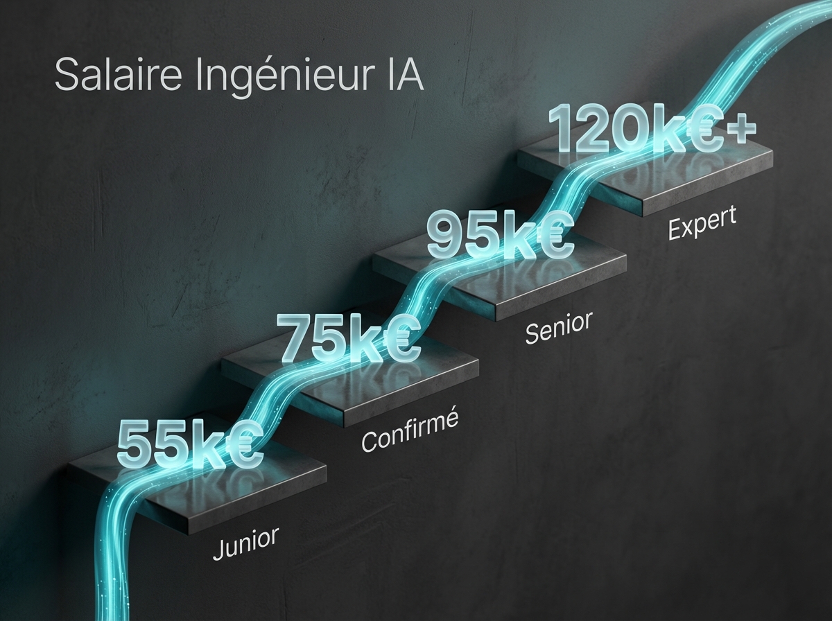 Infographie : Salaire d'un ingénieur en intelligence artificielle 2024