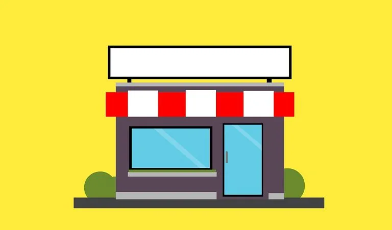 Dessin d'une boutique